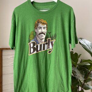 Men's Bill Murray CHIVE Tees Brawny Man Burly Green T-Shirt Tee Shirt Size XL